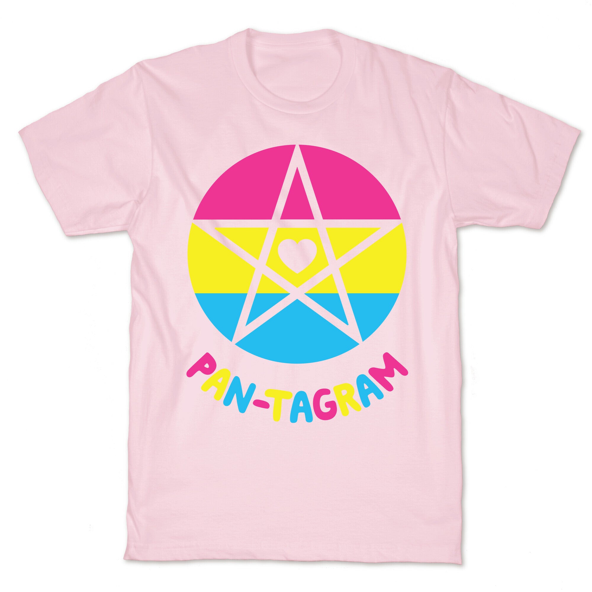 Pan-tagram (Pansexual Pentagram) T-Shirt